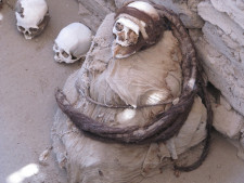 Nazca Mumie: Zwei Schädel und eine Mumie