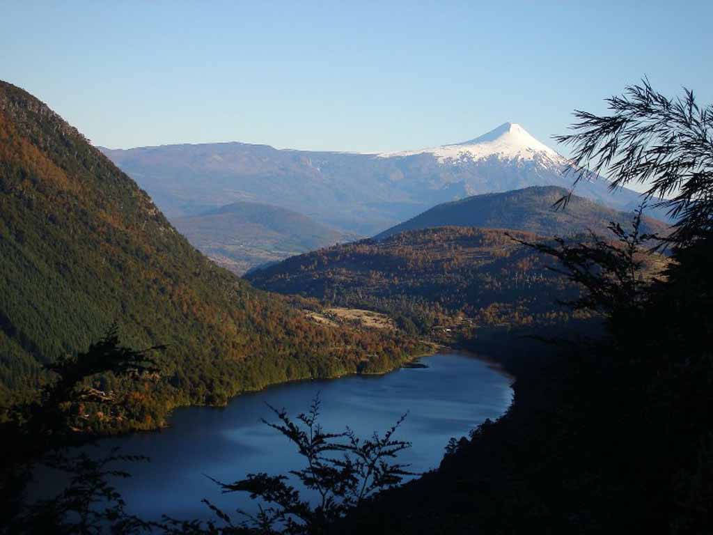Seenregion Chile mit schönen Landschaften