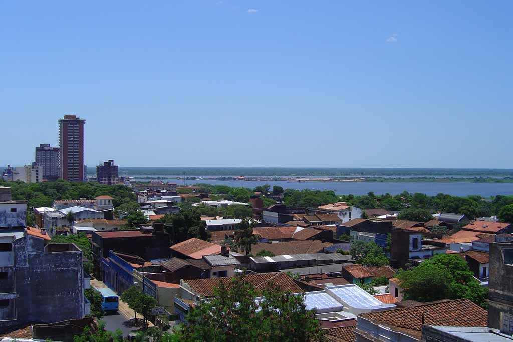 Paraguay ist geographisch ein flaches Land.