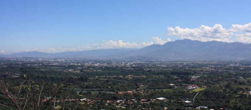 Blick vom Vulkan Poás beim Austauschjahr in Costa Rica