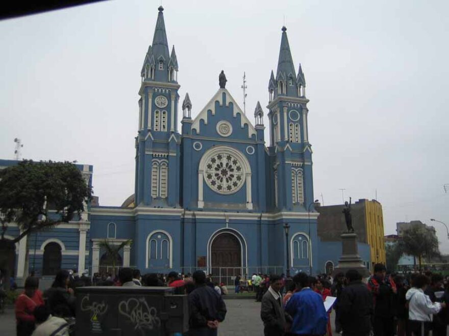 Blaue Kirche in Lima